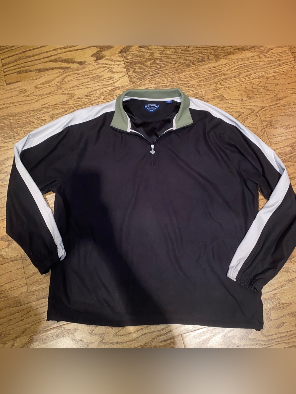 Callaway Golf Mens Black 1/4 Zip Pullover Performance 2XL XXL